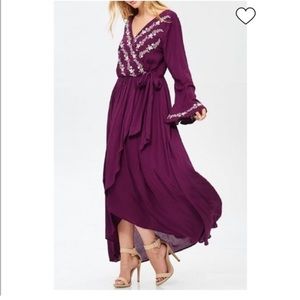 JODIFL Purple Maxi Dress